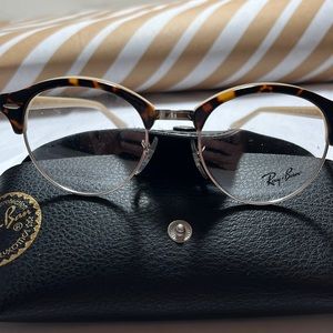 Ray ban non-prescription glasses.